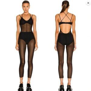 NORMA KAMALI Low Back Fara Slip Catsuit XL